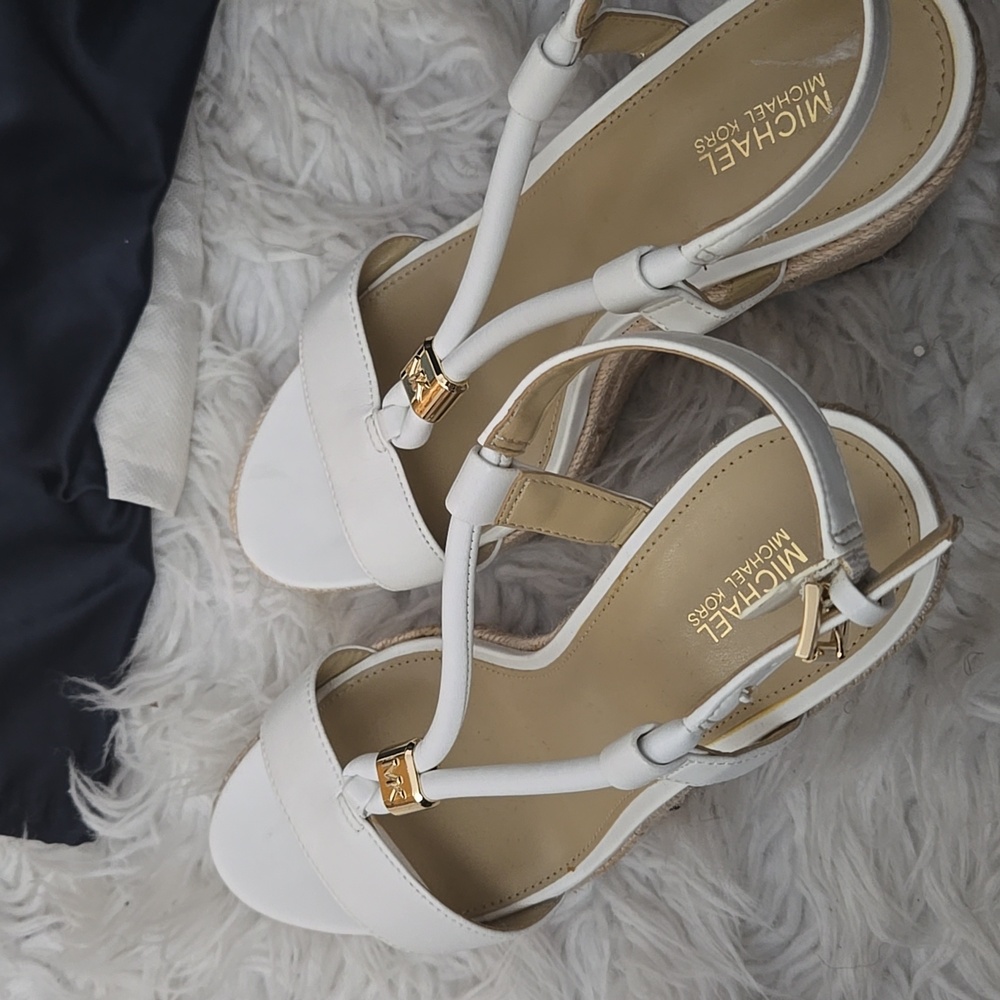 Mk Wedge Sandals